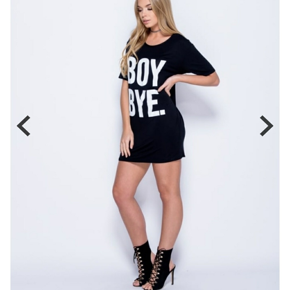 1 LEFT!! NWT Vintage printed t-shirt dress!! - Picture 4 of 5